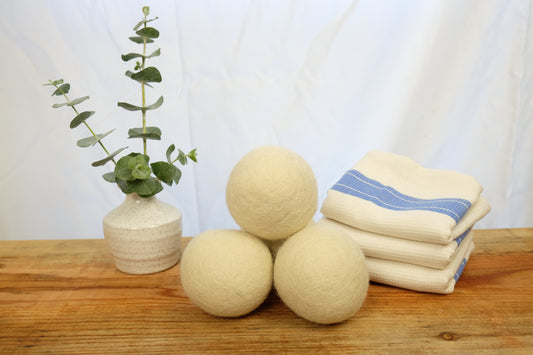 100% Wool Dryer Balls - 3 Pack